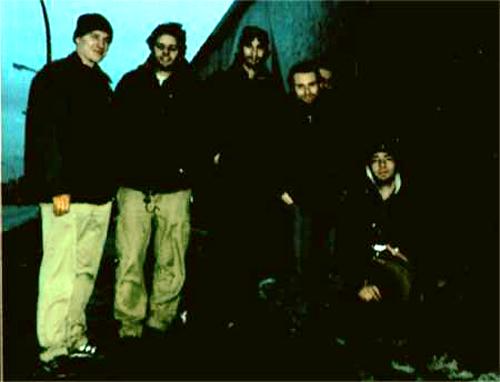 At the Wall - with our friend Gero. Berlin 03.01.2oo1 (pic by LeLe)